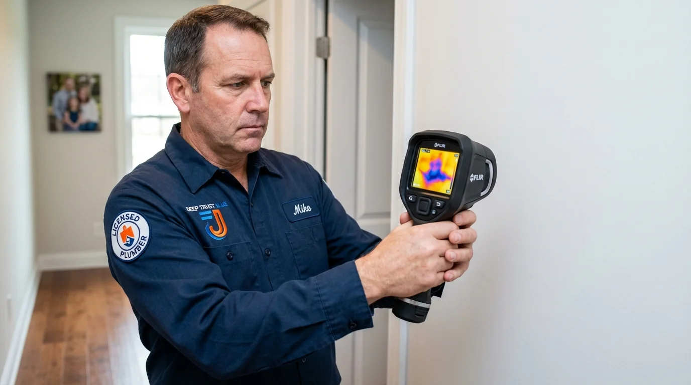 Thermal imaging leak detection by Johns Plumbing LLC in Draper